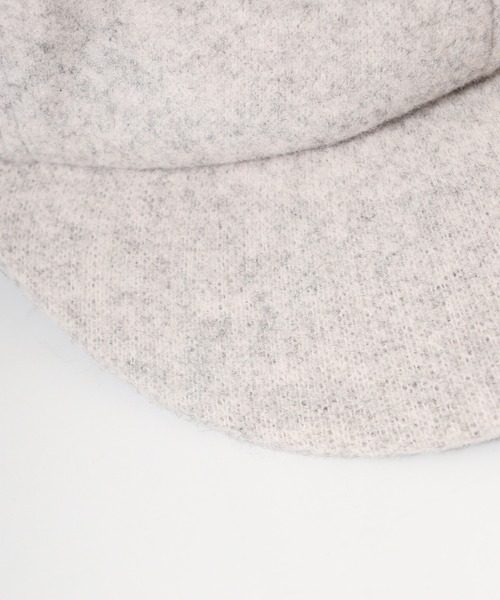 Ruben（ルーベン）の「RUBEN WOOL LIKED EARCOVER CAP ファー パイロットキャップ（キャップ・レディース・カーキ/ライトグレー/ブラック/ブラウン・FREE）」の18枚目の写真