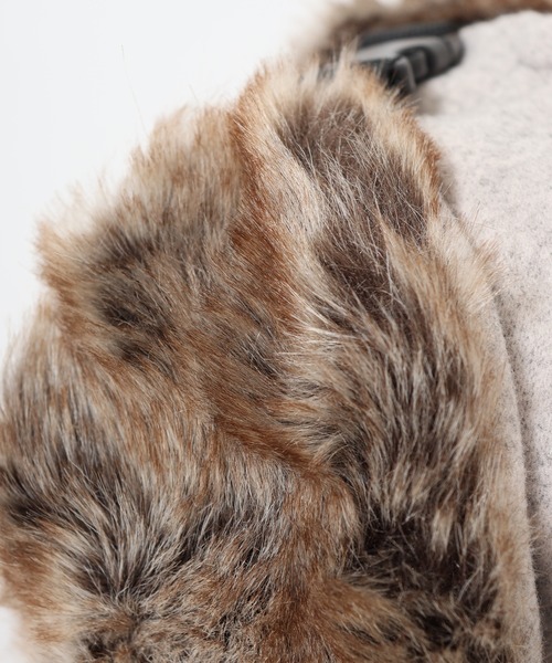 Ruben（ルーベン）の「RUBEN WOOL LIKED EARCOVER CAP ファー パイロットキャップ（キャップ・レディース・カーキ/ライトグレー/ブラック/ブラウン・FREE）」の20枚目の写真