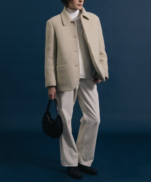 NOTHING WRITTEN(ナッシングリトゥン)の「NOTHING WRITTEN / ナッシングリトゥン Calf-hair shoulder mini bag ショルダーバッグ(ショルダーバッグ・レディース・ブラック・FREE)」の12枚目の写真