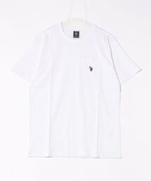 【U.S. POLO ASSN】ワンポイント刺繍コットンTシャツ
