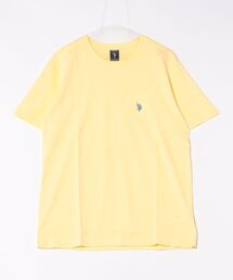 【U.S. POLO ASSN】ワンポイント刺繍コットンTシャツ