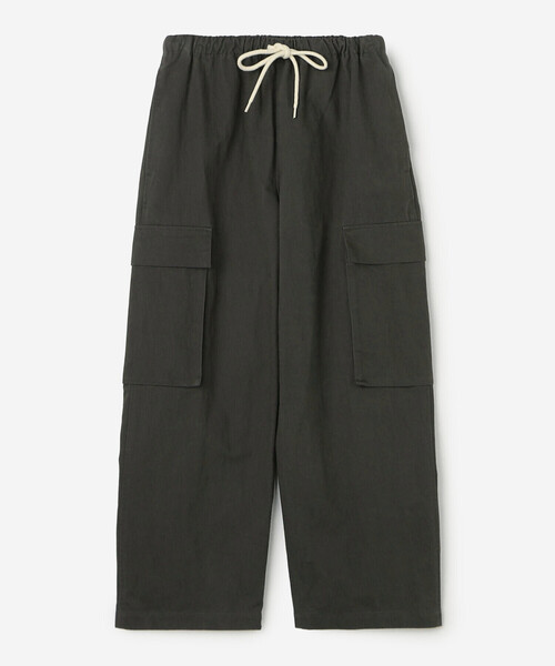 DANTON（ダントン）の「DANTON | コットンナイロン カーゴパンツ WOMEN（カーゴパンツ・レディース・グレー/ダークグレー・36）」の4枚目の写真