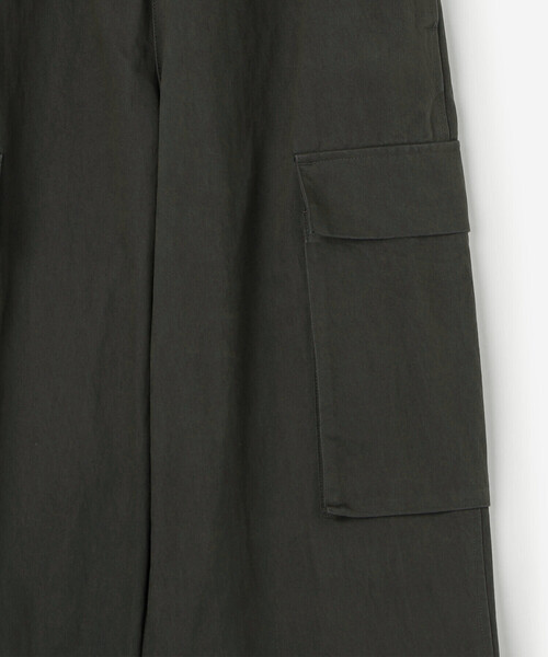 DANTON（ダントン）の「DANTON | コットンナイロン カーゴパンツ WOMEN（カーゴパンツ・レディース・グレー/ダークグレー・36）」の9枚目の写真