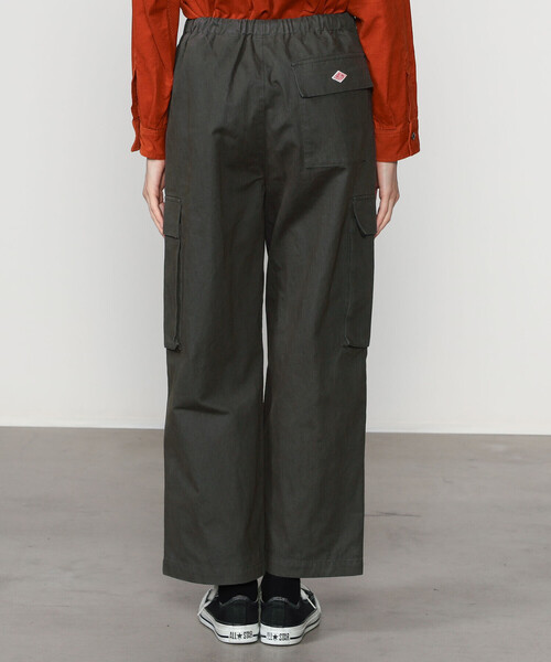 DANTON（ダントン）の「DANTON | コットンナイロン カーゴパンツ WOMEN（カーゴパンツ・レディース・グレー/ダークグレー・36）」の13枚目の写真