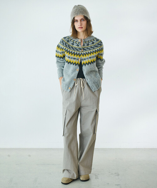 DANTON（ダントン）の「DANTON | コットンナイロン カーゴパンツ WOMEN（カーゴパンツ・レディース・グレー/ダークグレー・36）」の17枚目の写真