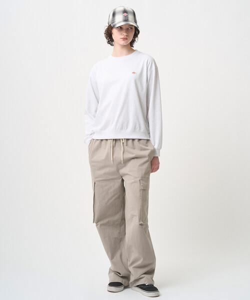 DANTON(ダントン)の「DANTON | コットンナイロン カーゴパンツ WOMEN(カーゴパンツ・レディース・グレー/ダークグレー・36)」の22枚目の写真