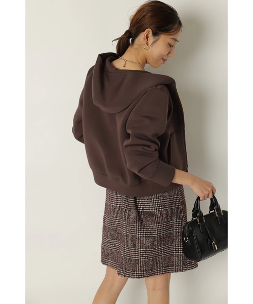 JUSGLITTY（ジャスグリッティー）の「サイドベルトミニスカート（スカート・レディース・レッド/ブラックミックス・2/1/0）」の12枚目の写真