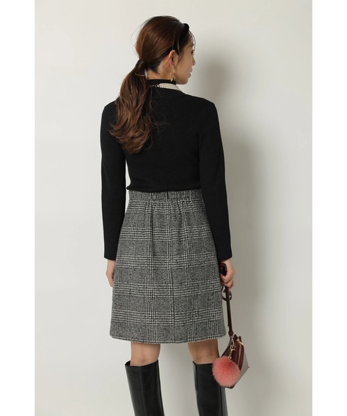 【新品タグ付き】JUSGLITTY サイドベルトミニスカート　紺 サイドベルトミニスカート | スカート | JUSGLITTY（ジャス