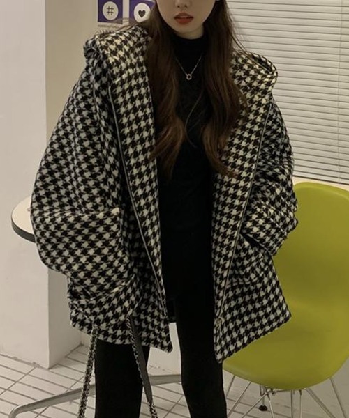 GLAMOROUS JANE（グラマラスジェーン）の「千鳥柄オーバーフード