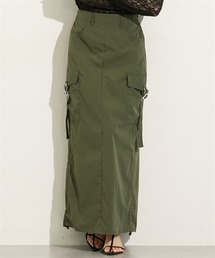 nissen | ナイロンツイルカーゴスカート(スカート)