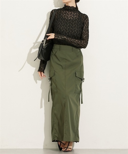 DONK ナイロンスカート セール】ナイロンツイルカーゴスカート（スカート）｜nissen