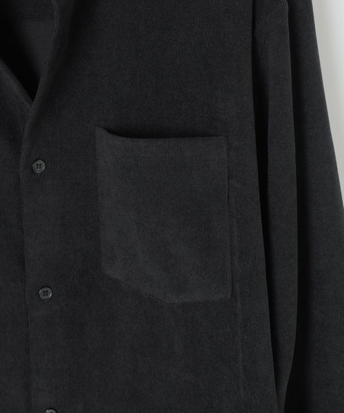 B.C STOCK（ベーセーストック）の「CAVE 21ウェル コーデュロイバンドカラーシャツ（シャツ/ブラウス・メンズ・ブラック/アイボリー/チャコールグレー/ブラウン・LARGE/MEDIUM）」の18枚目の写真