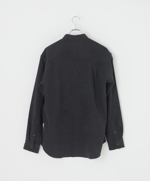 B.C STOCK（ベーセーストック）の「CAVE 21ウェル コーデュロイバンドカラーシャツ（シャツ/ブラウス・メンズ・ブラック/アイボリー/チャコールグレー/ブラウン・LARGE/MEDIUM）」の16枚目の写真