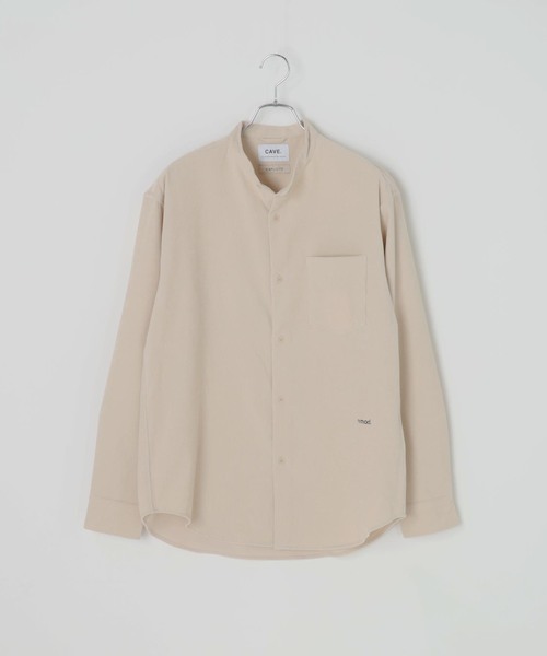 B.C STOCK（ベーセーストック）の「CAVE 21ウェル コーデュロイバンドカラーシャツ（シャツ/ブラウス・メンズ・ブラック/アイボリー/チャコールグレー/ブラウン・LARGE/MEDIUM）」の10枚目の写真