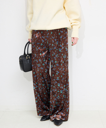 IENA 柄パンツ SLOBE IENA｜アソートフラワーパンツ | Rakuten Fashion(楽天