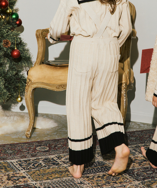 ＆PAL/アンドパル】ニットサロペット baby-kids(80cm-120cm