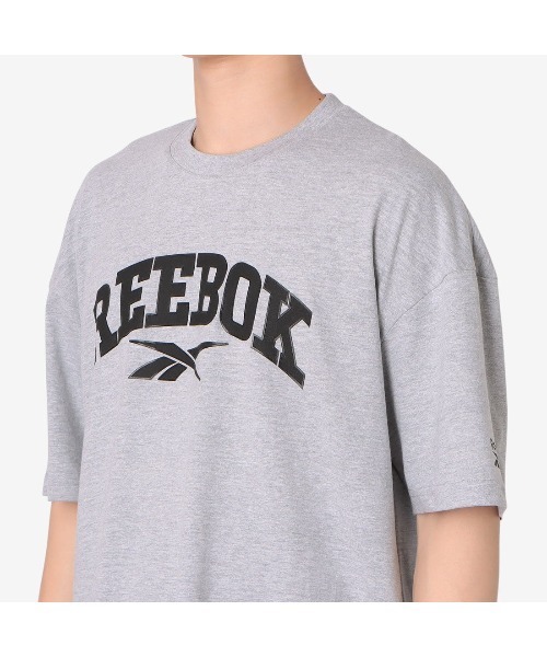 Reebok（リーボック）の「ビッグロゴ Tシャツ / PAUL SS TEE（Tシャツ/カットソー・メンズ・ライトグレー/ホワイト/ブラック・LARGE/MEDIUM/SMALL/X-LARGE）」の6枚目の写真