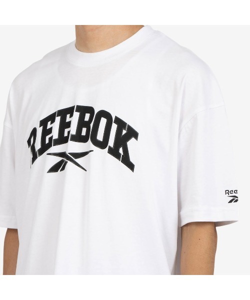 Reebok（リーボック）の「ビッグロゴ Tシャツ / PAUL SS TEE（Tシャツ/カットソー・メンズ・ライトグレー/ホワイト/ブラック・LARGE/MEDIUM/SMALL/X-LARGE）」の9枚目の写真