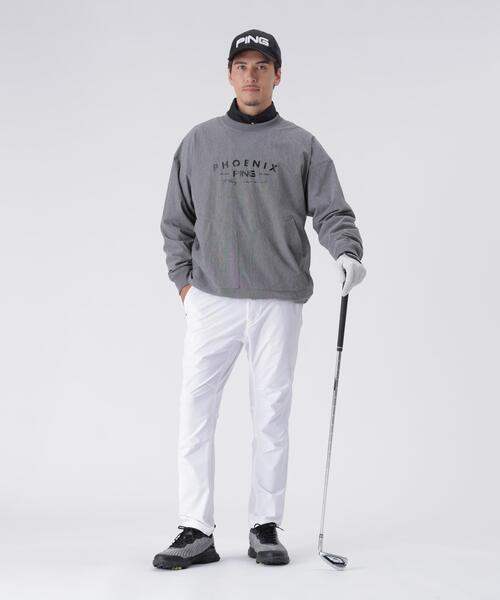 【グレー】全方向ストレッチ コーデュラテーパードパンツ <PERFORMANCE> (MENS) PING APPAREL｜全方向ストレッチ コーデュラテーパードパンツ