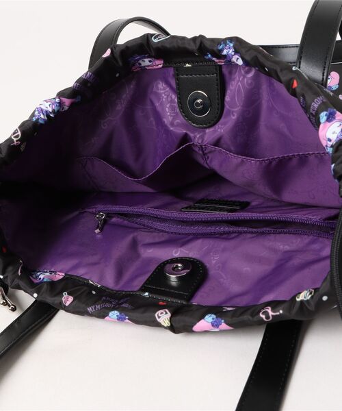 ANNA SUI(アナスイ)の「ANNA SUI × MY MELODY & KUROMI トートバッグ(トートバッグ・レディース・ブラック・FREE)」の2枚目の写真