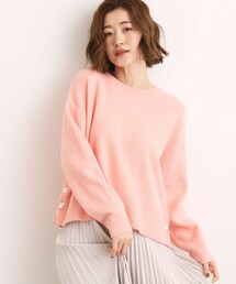 grove | 【洗える】レイヤードにもおすすめ!サイド釦ニット(ニット/セーター)