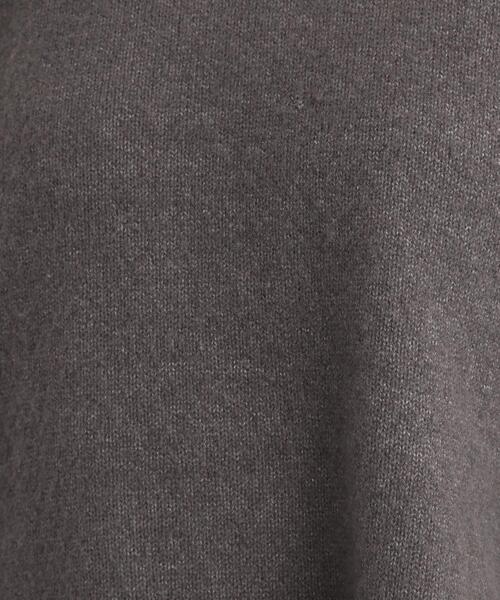grove（グローブ）の「【洗える】レイヤードにもおすすめ！サイド釦ニット（ニット/セーター・レディース・チャコールグレー/オフホワイト/ピンク/ブルー/ナチュラル・02/03/04/05/01）」の16枚目の写真