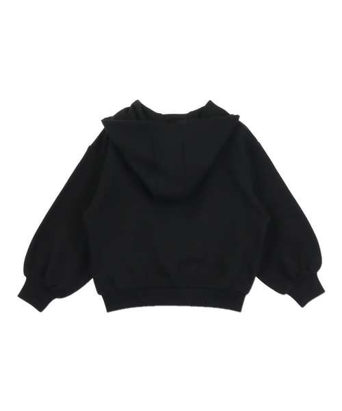 ANAP kids（アナップキッズ）の「ラウンジウェアー 裏毛 パーカー【親子お揃い】【ジュニアお揃い】（パーカー・キッズ・ピンク/ブラック/グレー・110/120/130）」の10枚目の写真