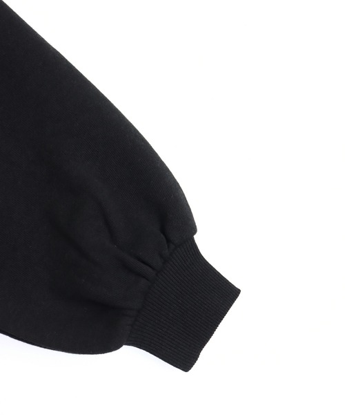 ANAP kids（アナップキッズ）の「ラウンジウェアー 裏毛 パーカー【親子お揃い】【ジュニアお揃い】（パーカー・キッズ・ピンク/ブラック/グレー・110/120/130）」の12枚目の写真