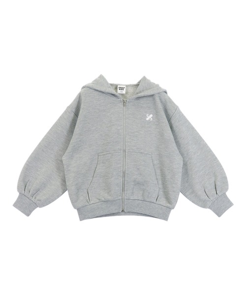 ANAP kids（アナップキッズ）の「ラウンジウェアー 裏毛 パーカー【親子お揃い】【ジュニアお揃い】（パーカー・キッズ・ピンク/ブラック/グレー・110/120/130）」の19枚目の写真