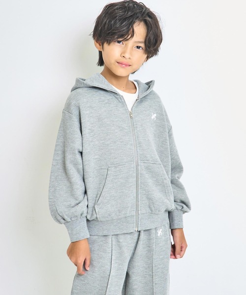 ANAP kids（アナップキッズ）の「ラウンジウェアー 裏毛 パーカー【親子お揃い】【ジュニアお揃い】（パーカー・キッズ・ピンク/ブラック/グレー・110/120/130）」の22枚目の写真