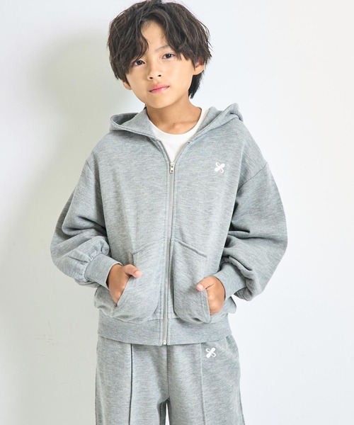 ANAP kids（アナップキッズ）の「ラウンジウェアー 裏毛 パーカー【親子お揃い】【ジュニアお揃い】（パーカー・キッズ・ピンク/ブラック/グレー・110/120/130）」の21枚目の写真