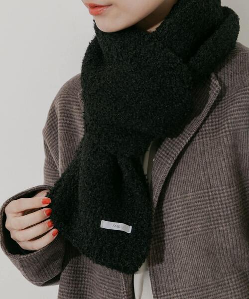 セール】ボアニットマフラー（マフラー）｜SMELLY（スメリー）の