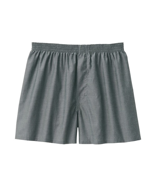 無印良品（ムジルシリョウヒン）の「紳士　なめらか　前開きトランクス（トランクス・メンズ・ネイビー系1/ダークグレー/ネイビー/ブルー系/ネイビー系・S/M/L/XL）」の2枚目の写真