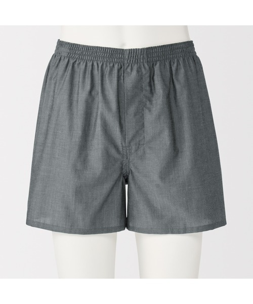 無印良品（ムジルシリョウヒン）の「紳士　なめらか　前開きトランクス（トランクス・メンズ・ネイビー系1/ダークグレー/ネイビー/ブルー系/ネイビー系・S/M/L/XL）」の6枚目の写真