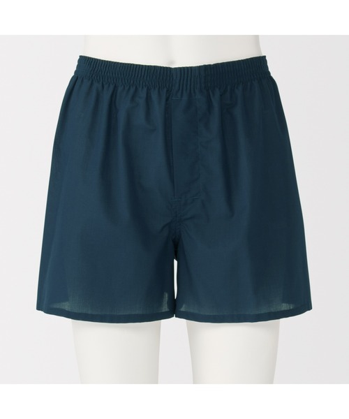 無印良品（ムジルシリョウヒン）の「紳士　なめらか　前開きトランクス（トランクス・メンズ・ネイビー系1/ダークグレー/ネイビー/ブルー系/ネイビー系・S/M/L/XL）」の10枚目の写真