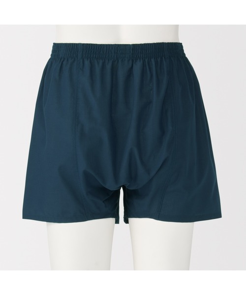 無印良品（ムジルシリョウヒン）の「紳士　なめらか　前開きトランクス（トランクス・メンズ・ネイビー系1/ダークグレー/ネイビー/ブルー系/ネイビー系・S/M/L/XL）」の12枚目の写真