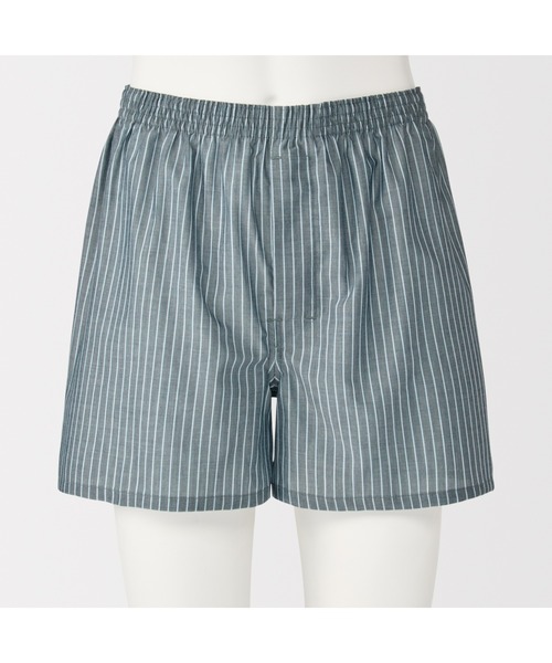 無印良品（ムジルシリョウヒン）の「紳士　なめらか　前開きトランクス（トランクス・メンズ・ネイビー系1/ダークグレー/ネイビー/ブルー系/ネイビー系・S/M/L/XL）」の14枚目の写真