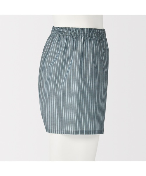 無印良品（ムジルシリョウヒン）の「紳士　なめらか　前開きトランクス（トランクス・メンズ・ネイビー系1/ダークグレー/ネイビー/ブルー系/ネイビー系・S/M/L/XL）」の15枚目の写真