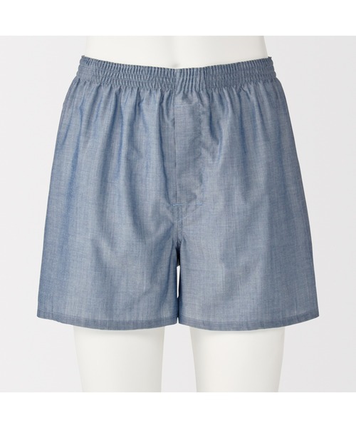 無印良品（ムジルシリョウヒン）の「紳士　なめらか　前開きトランクス（トランクス・メンズ・ネイビー系1/ダークグレー/ネイビー/ブルー系/ネイビー系・S/M/L/XL）」の18枚目の写真