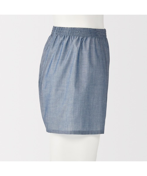 無印良品（ムジルシリョウヒン）の「紳士　なめらか　前開きトランクス（トランクス・メンズ・ネイビー系1/ダークグレー/ネイビー/ブルー系/ネイビー系・S/M/L/XL）」の19枚目の写真