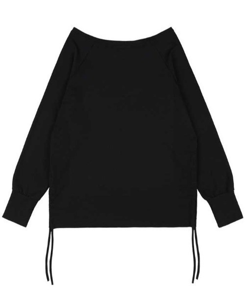 FANCY CLUB(ファンシークラブ)の「A'GEM/9 × .kom 『FANCY CLUB/ファンシークラブ』DIVINE CROSS OFF-SHOULDER TEE /クロスオフショルダー長袖Tシャツ(Tシャツ/カットソー・レディース・ブラック/ホワイト・FREE)」の17枚目の写真