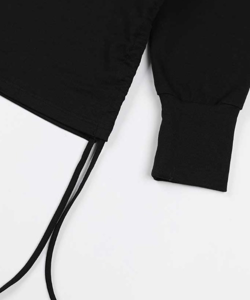 FANCY CLUB(ファンシークラブ)の「A'GEM/9 × .kom 『FANCY CLUB/ファンシークラブ』DIVINE CROSS OFF-SHOULDER TEE /クロスオフショルダー長袖Tシャツ(Tシャツ/カットソー・レディース・ブラック/ホワイト・FREE)」の19枚目の写真