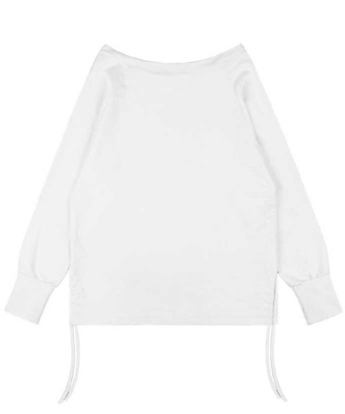 FANCY CLUB(ファンシークラブ)の「A'GEM/9 × .kom 『FANCY CLUB/ファンシークラブ』DIVINE CROSS OFF-SHOULDER TEE /クロスオフショルダー長袖Tシャツ(Tシャツ/カットソー・レディース・ブラック/ホワイト・FREE)」の22枚目の写真