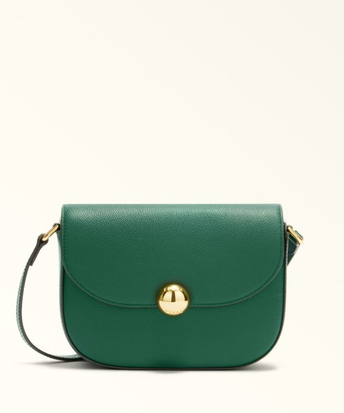 FURLA（フルラ）の「フルラ ムーンライト クロスボディバッグ（ショルダーバッグ・レディース・ブラウン/レッド/ダークグリーン/アッシュグレー/ブラック/インディゴブルー・ONE SIZE）」の4枚目の写真