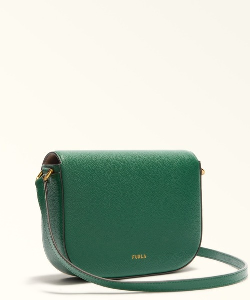 FURLA（フルラ）の「フルラ ムーンライト クロスボディバッグ（ショルダーバッグ・レディース・ブラウン/レッド/ダークグリーン/アッシュグレー/ブラック/インディゴブルー・ONE SIZE）」の11枚目の写真