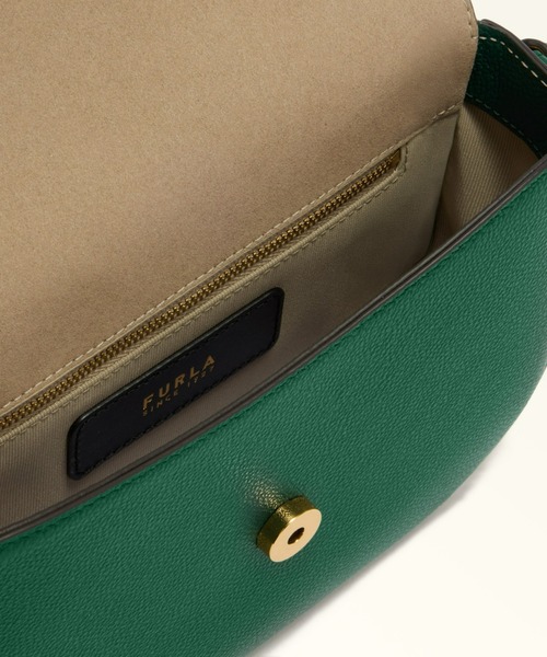 FURLA（フルラ）の「フルラ ムーンライト クロスボディバッグ（ショルダーバッグ・レディース・ブラウン/レッド/ダークグリーン/アッシュグレー/ブラック/インディゴブルー・ONE SIZE）」の14枚目の写真