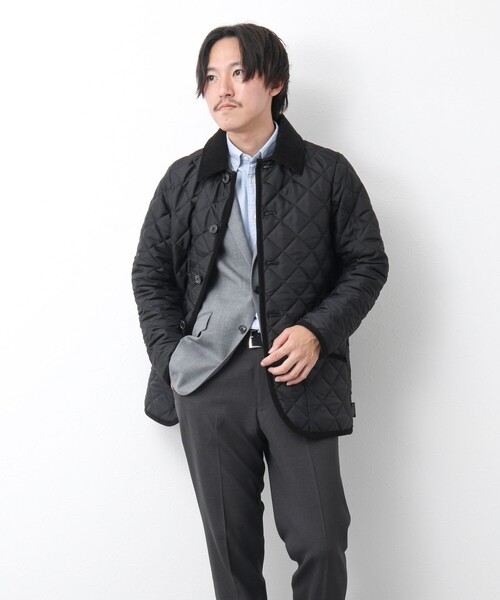 Traditional Weatherwear（トラディショナルウェザーウェア）の「【Traditional weatherwear】別注 WAVERLY キルティングジャケット 25AW（ブルゾン・メンズ・ネイビー/ブラック・36/38/40/42/44）」の3枚目の写真