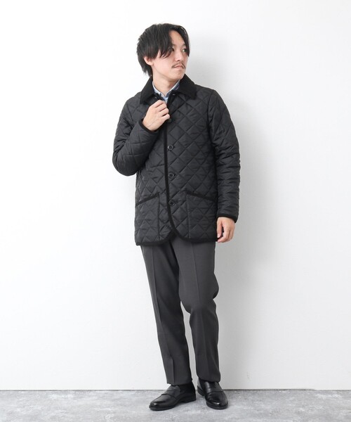 Traditional Weatherwear（トラディショナルウェザーウェア）の「【Traditional weatherwear】別注 WAVERLY キルティングジャケット 25AW（ブルゾン・メンズ・ネイビー/ブラック・36/38/40/42/44）」の11枚目の写真