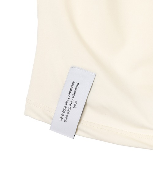 rokh（ロク）の「rokh TWISTED KNOT HALF SLEEVE TOP R0CA304（Tシャツ/カットソー・レディース・ホワイト/ブラック・34）」の7枚目の写真