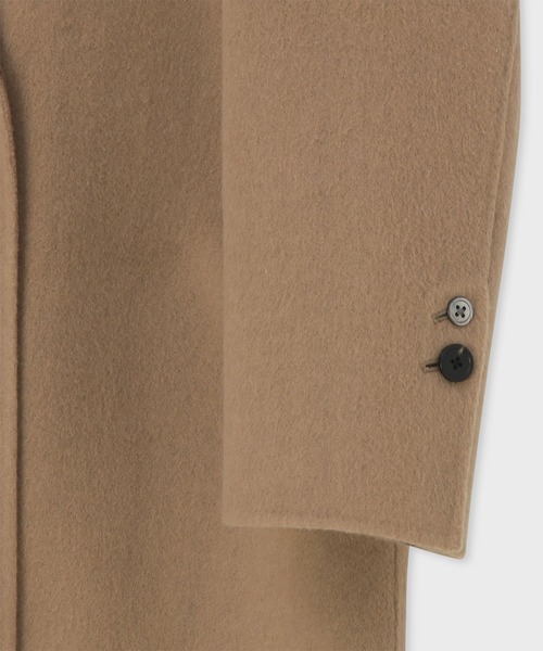 Paul Smith(ポールスミス)の「ウィメンズ シグネチャーストライプ ダブルフェイス コート / 255053 JK245N(ピーコート・レディース・キャメル・40/38)」の3枚目の写真